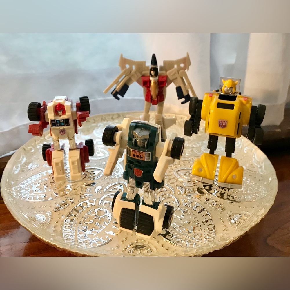 Lot TRANSFORMERS VW Bug Beetle Car Plane Truck Vehicle Tranforming Toys